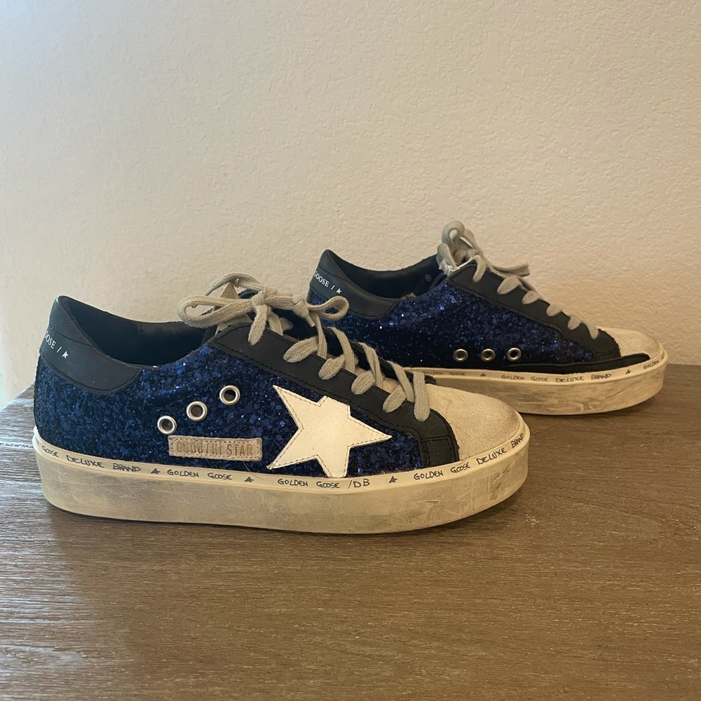 Golden Goose Blue and Black Sneakers - Picture 9 of 9
